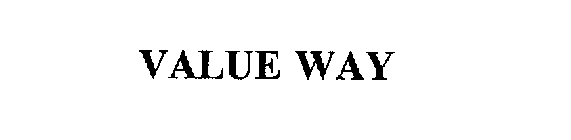 VALUE WAY