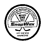 SNAPWAX PROFESSIONAL HOCKEY STICK WAX GET THE WAX ADVANTAGE POWERPLAY MARKETING GROUP