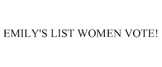 EMILY'S LIST WOMEN VOTE!