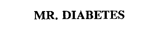 MR. DIABETES