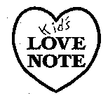 KID'S LOVE NOTE