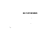 MCI CUSTOM NEWS