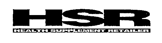 HSR HEALTH SUPPLEMENT RETAILER