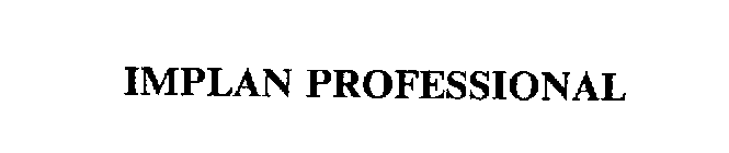 IMPLAN PROFESSIONAL