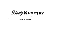 BODY & POETRY