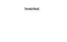 SONICSEAL