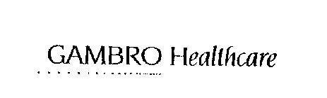 GAMBRO HEALTHCARE