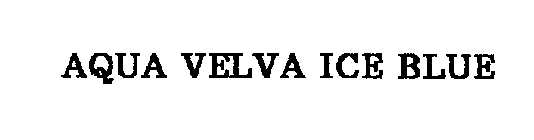 AQUA VELVA ICE BLUE