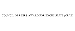 COUNCIL OF PEERS AWARD FOR EXCELLENCE (CPAE)