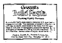 GRISANTI'S BOLLA PASTA