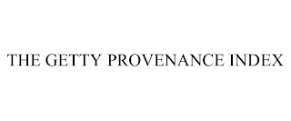 THE GETTY PROVENANCE INDEX