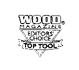 WOOD MAGAZINE EDITORS' CHOICE TOP TOOL