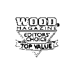 WOOD MAGAZINE EDITORS' CHOICE TOP VALUE