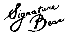 SIGNATURE BEAR