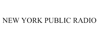 NEW YORK PUBLIC RADIO