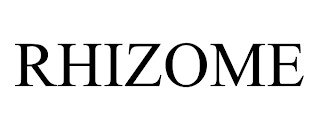 RHIZOME