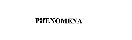 PHENOMENA