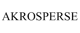 AKROSPERSE