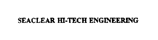 SEACLEAR HI-TECH ENGINEERING