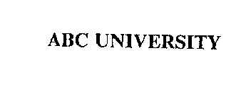 ABC UNIVERSITY