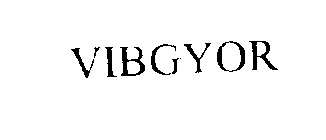 VIBGYOR