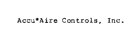 ACCU AIRE CONTROLS, INC.