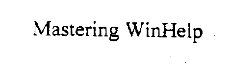 MASTERING WINHELP