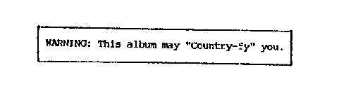 WARNING: THIS ALBUM MAY 
