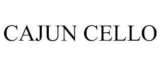 CAJUN CELLO
