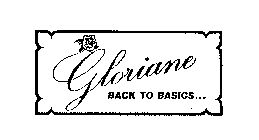 GLORIANE BACK TO BASICS...