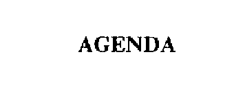 AGENDA