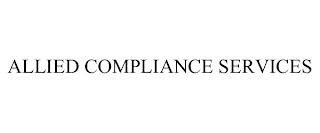 ALLIED COMPLIANCE SERVICES