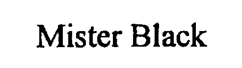 MISTER BLACK