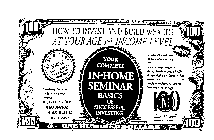 SEMINAR KIT FOR SMART AND SAFE INVESTING HOW TO INVEST AND BUILD WEALTH AT YOUR AGE AND INCOME LEVEL YOUR COMPLETE IN-HOME SEMINAR BASICS OF SUCCESSFUL INVESTING SEE REVERSE SIDE EASY FAST SIMPLE WAY 