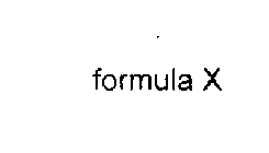 FORMULA X