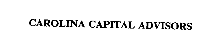 CAROLINA CAPITAL ADVISORS