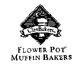 CLAYBAKERS FLOWER POT MUFFIN BAKERS