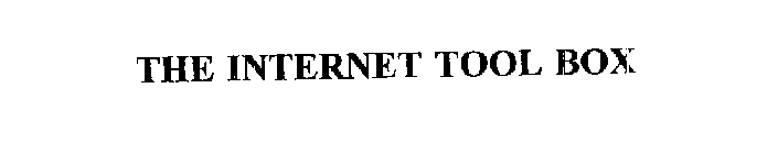 THE INTERNET TOOL BOX