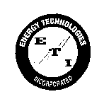 ETI ENERGY TECHNOLOGIES INCORPORATED