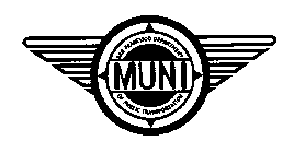 MUNI SAN FRANCISCO DEPARTMENT OF PUBLIC TRANSPORTATION