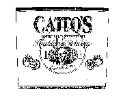 CATTO'S RARE OLD SCOTTISH HIGHLAND WHISKY 1861 JAMES CATTO PARIS 1873 LONDON 1884