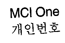 MCI ONE