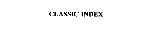 CLASSIC INDEX