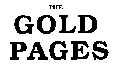 THE GOLD PAGES