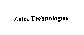 ZETES TECHNOLOGIES