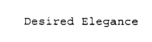 DESIRED ELEGANCE