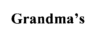 GRANDMA'S