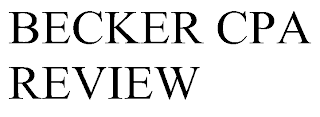 BECKER CPA REVIEW