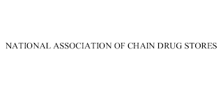 NATIONAL ASSOCIATION OF CHAIN DRUG STORES