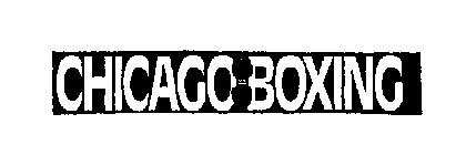 CHICAGO BOXING
